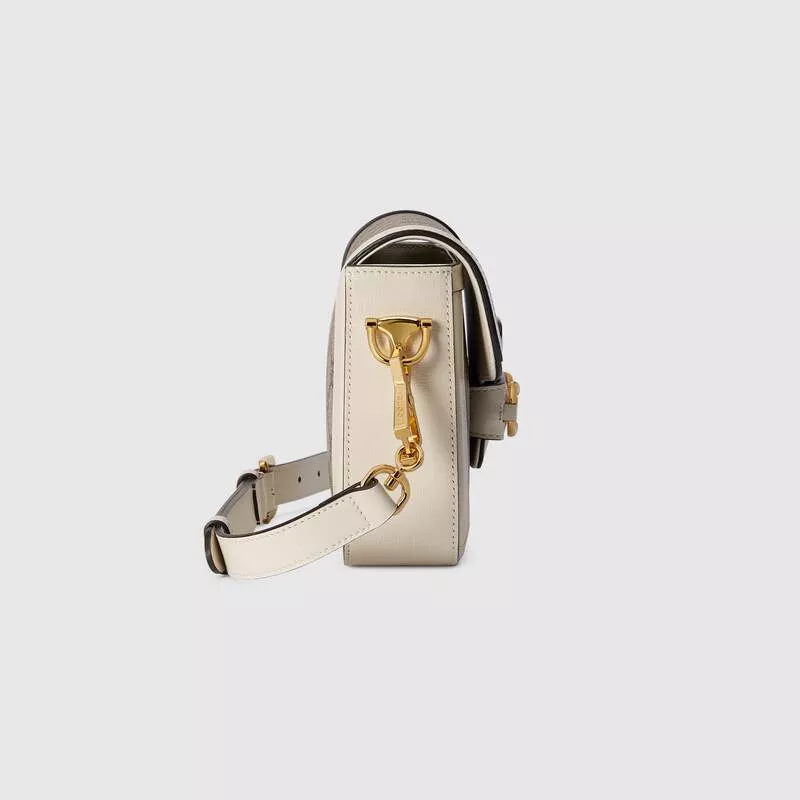 GUCCI Horsebit Series 1955 Mini Handbag with Detachable Shoulder Strap - 图片 6