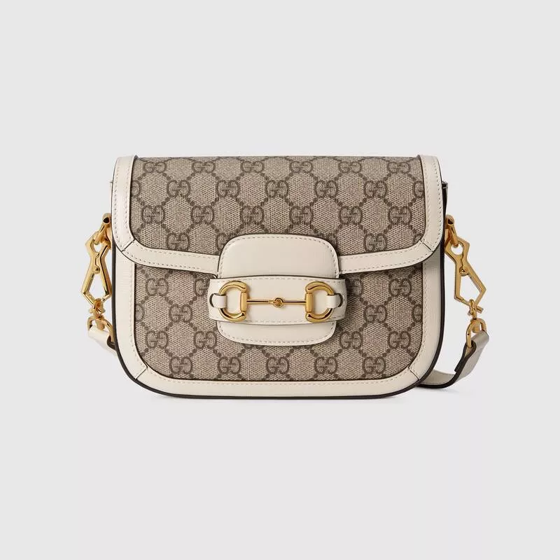 GUCCI Horsebit Series 1955 Mini Handbag with Detachable Shoulder Strap - 图片 2